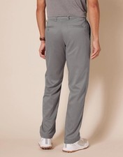 Amazon Essentials Mens Dress Pants 35x32 Lot 2 Black Gray Flat Front NWT golf