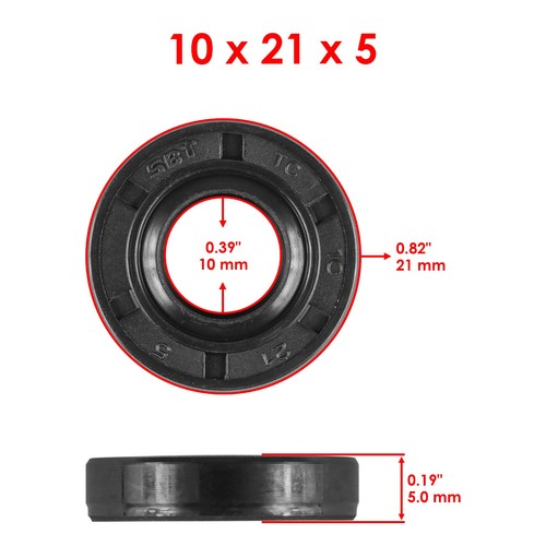 Water Pump Mechanical Seal Kit for Suzuki King Quad 450 LTA450XZ Axi 2007-2010 - Foto 3 di 8