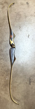 BEN PEARSON LH Pinto 7180 Recurve Bow Wood Inlay Vintage Original 66&rdquo; 55# 28&rdquo;