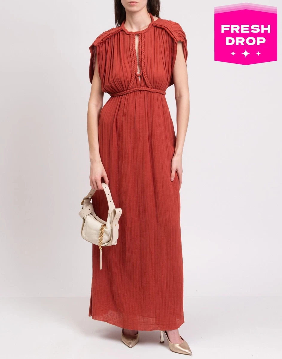 chinese dress ladies Isabel Marant Etoile Nadela Dress in Tan main image 1