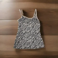 Maidenform Flexees Womens Firm Control Tank 3266 Black And Tan Animal Print Lrg