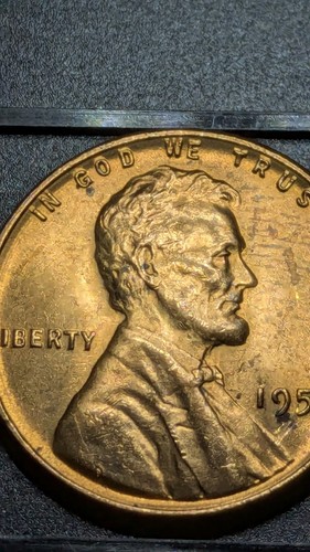 1951 P Lincoln Wheat Cent "L On Rim" Error Coin Red Luster!! Uncirculated - Picture 8 of 23