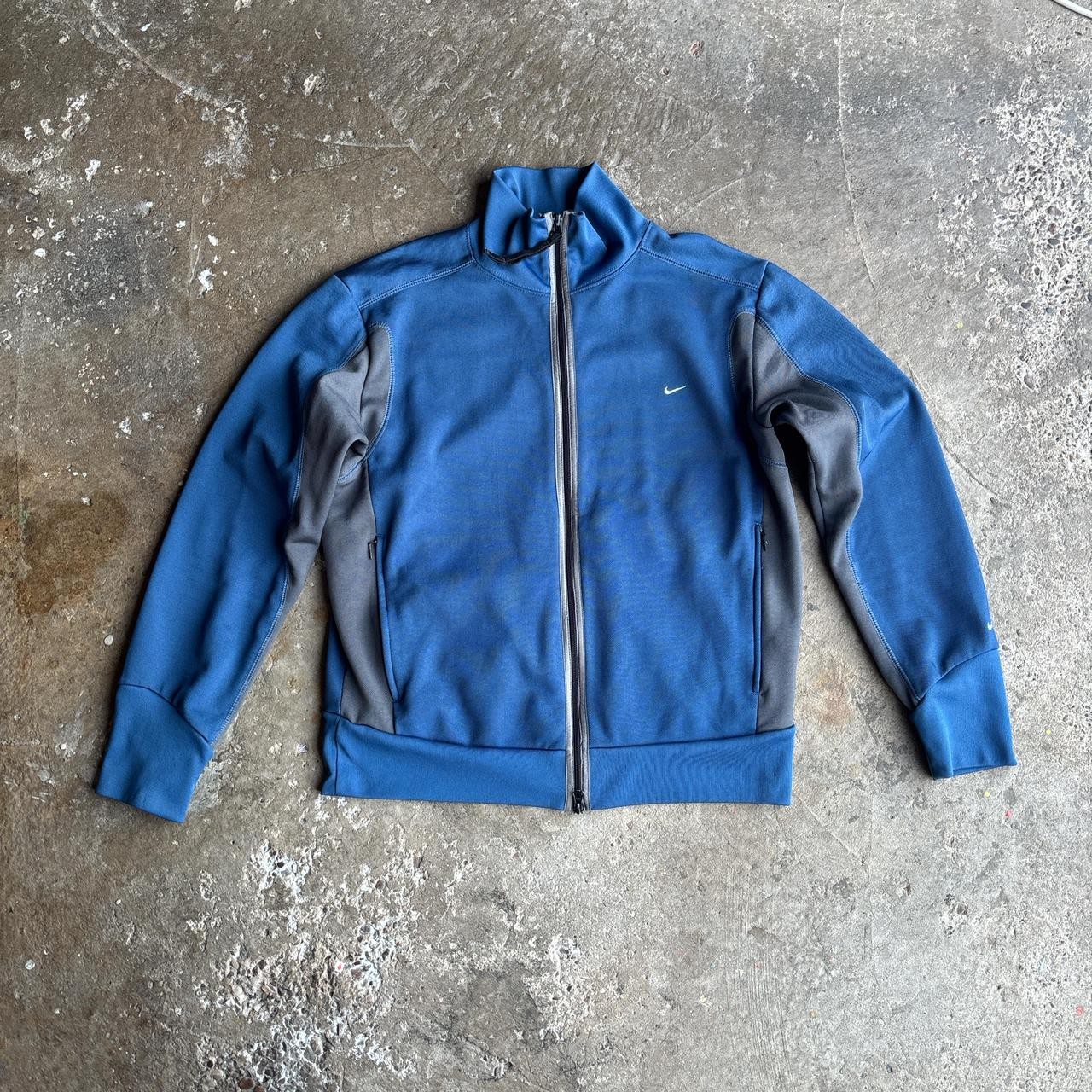 SACAI X NIKE Tuta intera Nike blu e grigia con zip