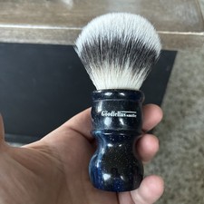 The Goodfellas' Smile Synthetic Shaving Brush Blue Galaxy Oversized 26mm Knot