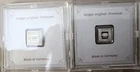 Geiger Edelmetalle 1g .999 Fine Silver Bar in Security Capsule PREMIUM ASSAY UV