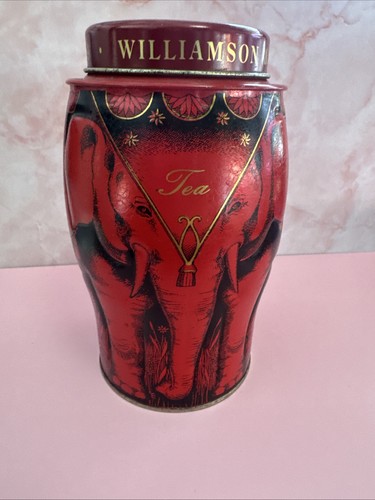 Williamson & Magor Elephant Teedose Dose Sammlerstück rot ca. 2000 Edition - Bild 4 von 10