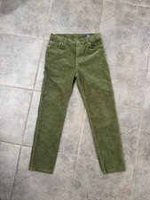 Vineyard Vines Boys 12 Pants Army Green/adjustable Waist Great Look 