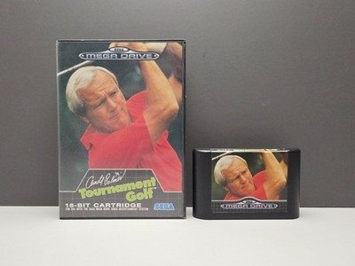 ARNOLD PALMER TOURNAMENT GOLF SEGA MEGA DRIVE PAL OVP BOXED - NO MANUAL!