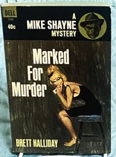 Brett Halliday / MARKED FOR MURDER 1963