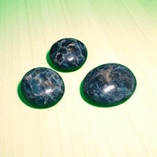 Pierre de palmier apatite bleue - Cristal poli 1,3" pour inspiration et clarté