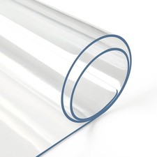 2mm Thick Clear Table Cover Protector 36 x 60 Inch Plastic Table Cover Rectangle