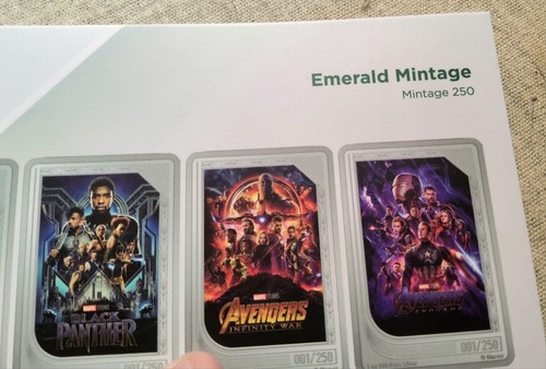 2025 THOR &CATWS AGORO MARVEL STUDIOS THE INFINITY SAGA TRADING COINS SET IN BOX - Picture 13 of 14