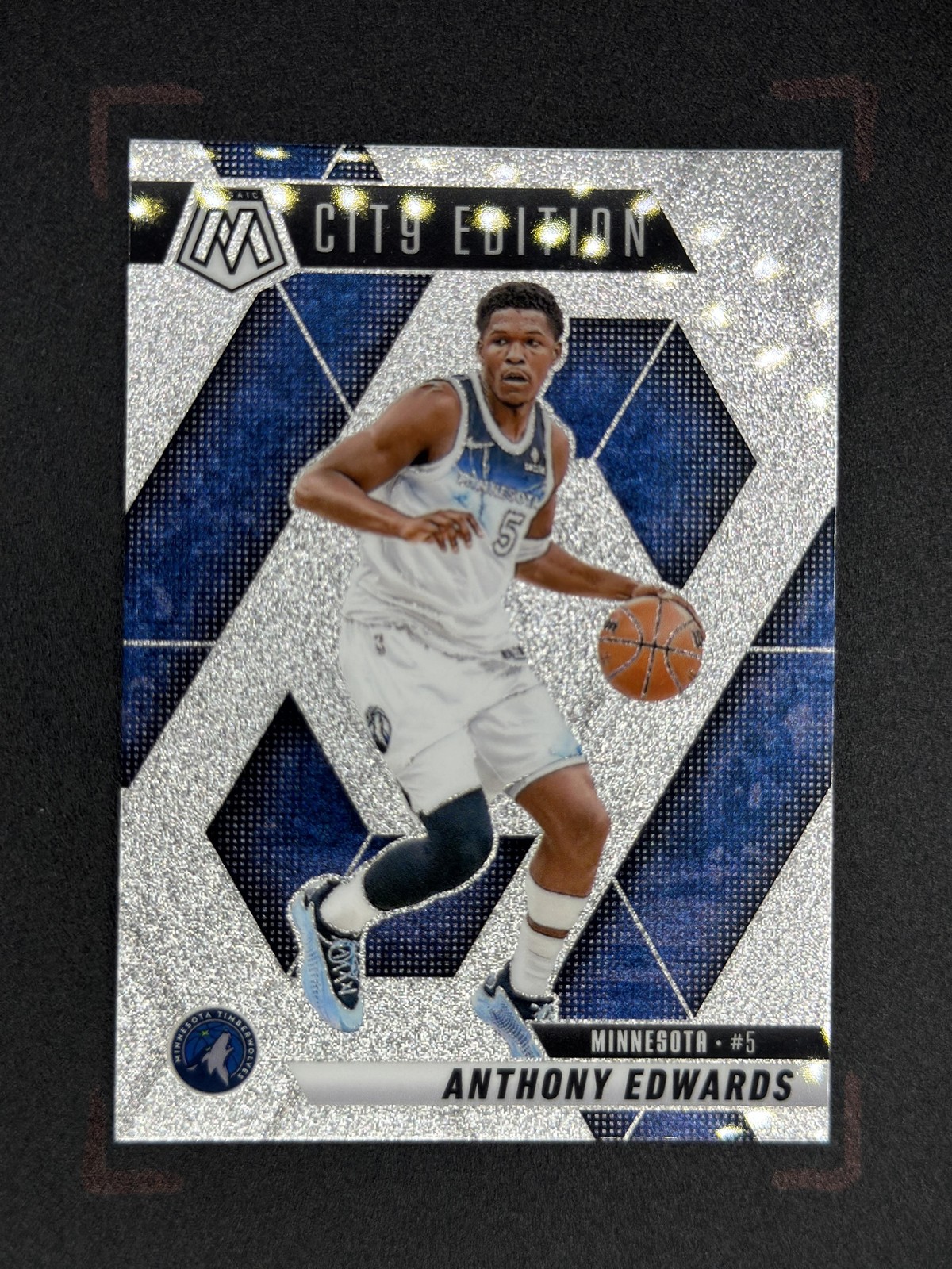 2024-25 Panini Mosaic Anthony Edwards SSP Glitter #279 Minnesota Timberwolves
