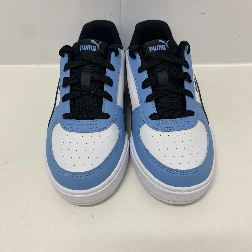 Zapatillas PUMA Cavan 2.0 Blanco Azul y Negro Nuevas Talla 3 Niños Sin Caja Foto 2 de 4