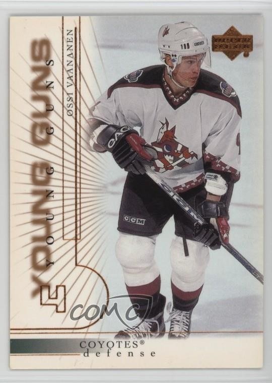 2000-01 Upper Deck Young Guns Ossi Vaananen #425 Rookie RC 0k70