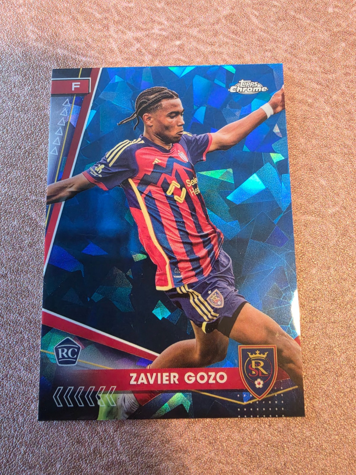 2024 Topps MLS Chrome Sapphire RC Rookie Zavier Gozo crystal palace