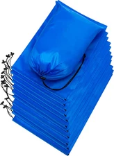 Drawstring Bag - Nylon Cinch and Ditty Stuff Pouch with Toggle (10 x 15-12