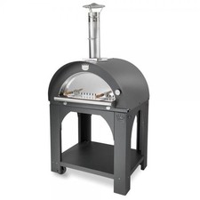 Pizzaofen Pulcinella 80x60 - Mobiler Holzbackofen für Garten u. Terrasse - Italy