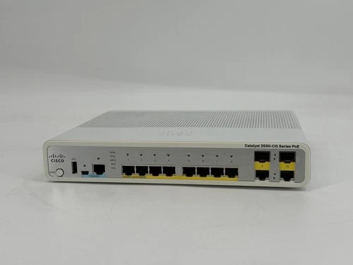 Cisco Catalyst WS-C3560CG-8PC-S 8-Port PoE Gigabit Managed Switch