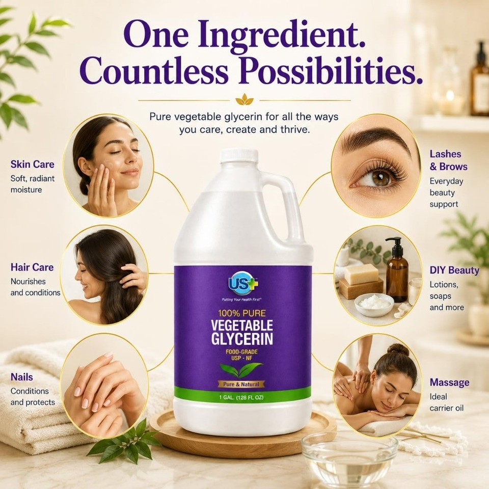 Vegetable Glycerin Food Grade USP 100% Pure 1 Gallon | eBay