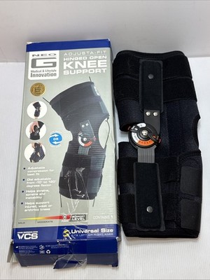 Neo G Stabilized Adjust A Fit Hinged Open Knee Support  Universal Size L or R
