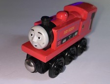 Thomas Friends Wooden Railway Train Ivo Hugh Engine Train 2003 -GUC