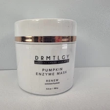 DRMTLGY Pumpkin Enzyme Mask Renew Exfoliate Hydrate 5.5 oz New