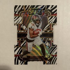 2023 Select - Trey Palmer Zebra Prizm Die-Cut (RC) Case Hit SP #94