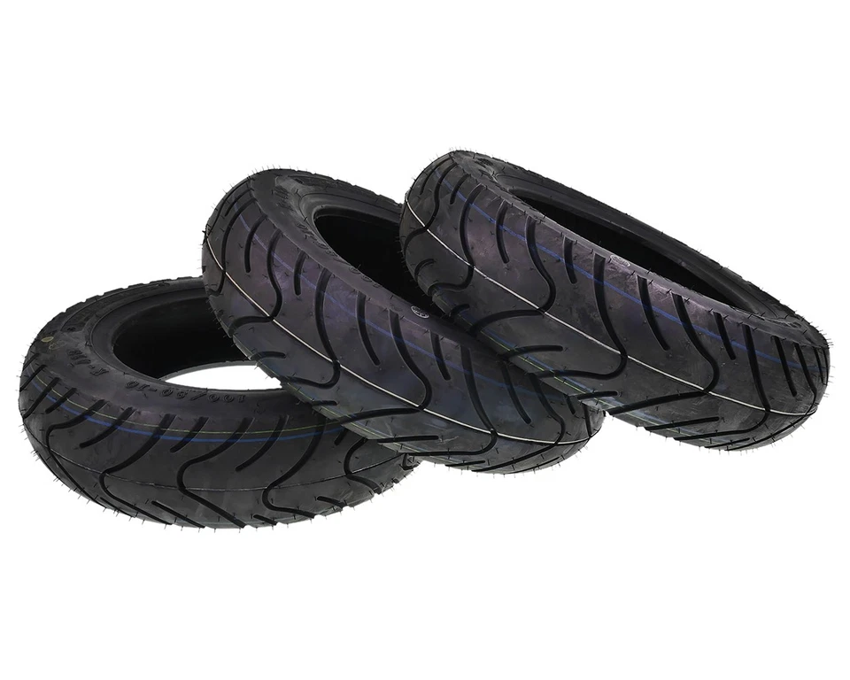 Reifen Set 3x KENDA K413 100/90-10 Zoll kompatibel für Piaggio APE 50 Kit Ersatz - Bild 2 von 4