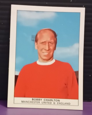 Alte Nabisco Foods Football Sammelkarte # 7 Bobby Charlton Man United & England