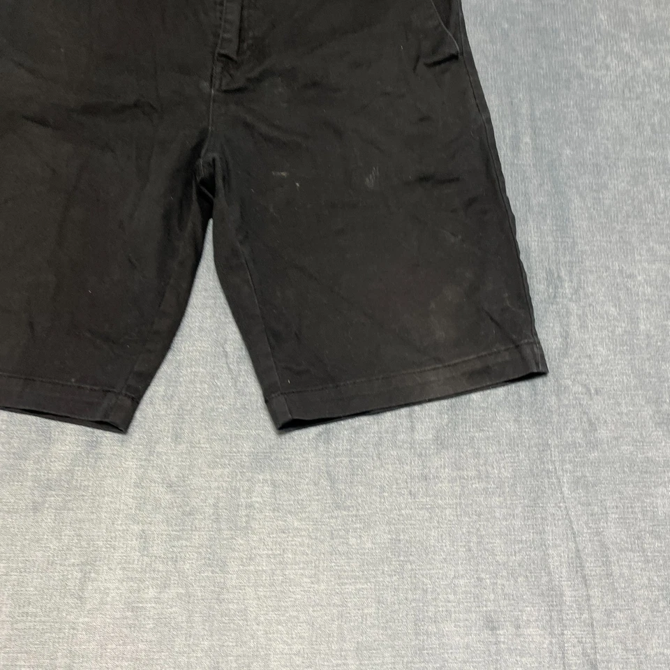 Volcom Chino Shorts Mens 33 Black Cotton Stretch Logo Streetwear Outdoor Summer - Image 2 of 4
