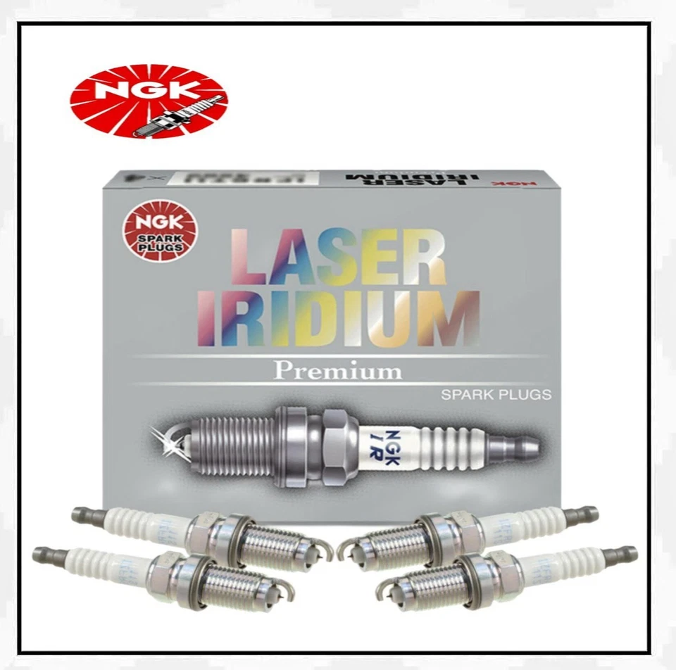 4 x NGK 97153 IZFR6-P7 Zündkerze für VW GOLF 6 POLO 6R AUDI A1 8X A3 8P 1.2 TSI - Bild 2 von 3