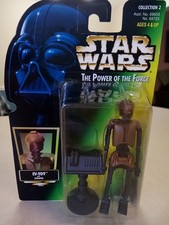 Kenner Star Wars EV-9D9 Power of The Force Green Card Action Figure w Datapad