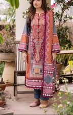 Pakistani Asim Jofa Lawn Printed Kameez Shalwar Bust 54 4XL