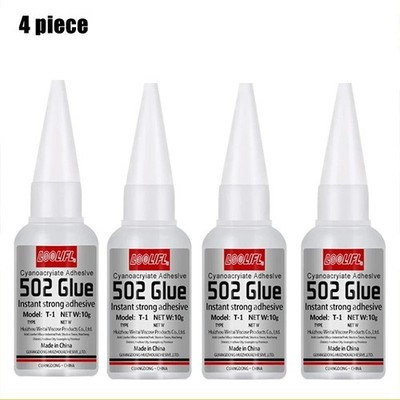 Instant Cyanoacrylate Adhesive Super Glue Quick Dry Strong Bond Repair 20ML-4pcs
