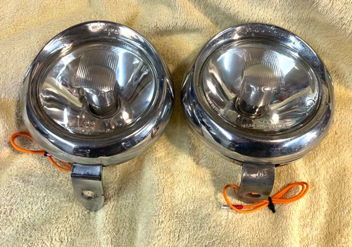LUCAS 4LR LAMPS PAIR FOR FORD CONSUL ZEPHYR ZODIAC ANGLIA REFURBISHED