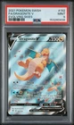 2021 POKEMON SWORD & SHIELD EVOLVING SKIES #192 FULL ART/DRAGONITE V PSA 9