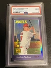 Shohei Ohtani 2019 Topps Heritage Chrome Purple Refractor Rookie Cup PSA 9