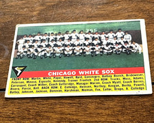 1956 Topps  #188 Chicago White Sox team w. Nellie Fox, Minnie Minoso, Kell HOF
