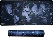 Large Gaming Mouse Pad with Stitched Edges, 27.5X11.9In Extended Mouse Pad with