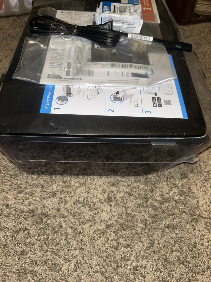 HP Envy Photo 7155 All-In-One Inkjet Printer NEW No box Comes With Ink - Image 3 of 4