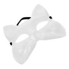  Masque de renard à peindre bricolage pour Cosplay mascarade masque de chat