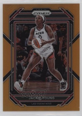 2023 Panini Prizm WNBA Orange Prizm 36/99 Jackie Young #121 0u2j