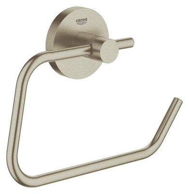 Grohe 40689EN1 Essentials Pivoting Toilet Paper Holder Brushed Nickel Infinity