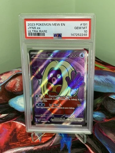 2023 Pokémon Mew 151 Jynx EX #191 Ultra Rare Full Art PSA 10 Gem Mint
