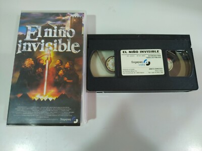 El Niño Invisible  Bom Bom Chip Infantil VHS Cinta Tape Español
