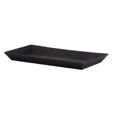 10.2x5.8" Cast Iron Serving Tray Rectangular Heavy Duty Tray for Kitchen Table