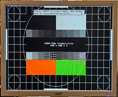 Acer B196L, 19", 15 kHz, multisync monitor for Commodore Amiga or Atari ST (C3) - Bild 10 von 11