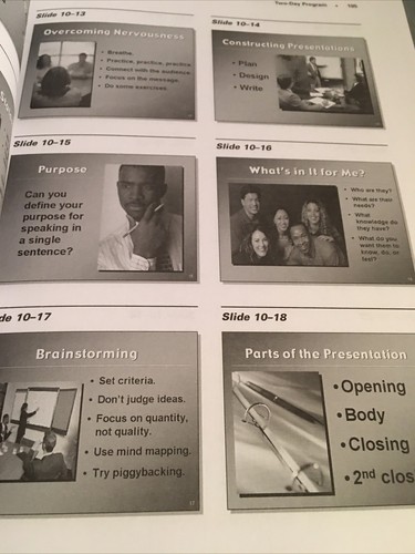 PRESENTATION SKILLS TRAINING By Christee Gabour Atwood with Used CD ROM - Picture 12 of 23