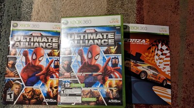 Marvel: Ultimate Alliance/Forza 2 (Xbox 360) CIB Complete & Tested